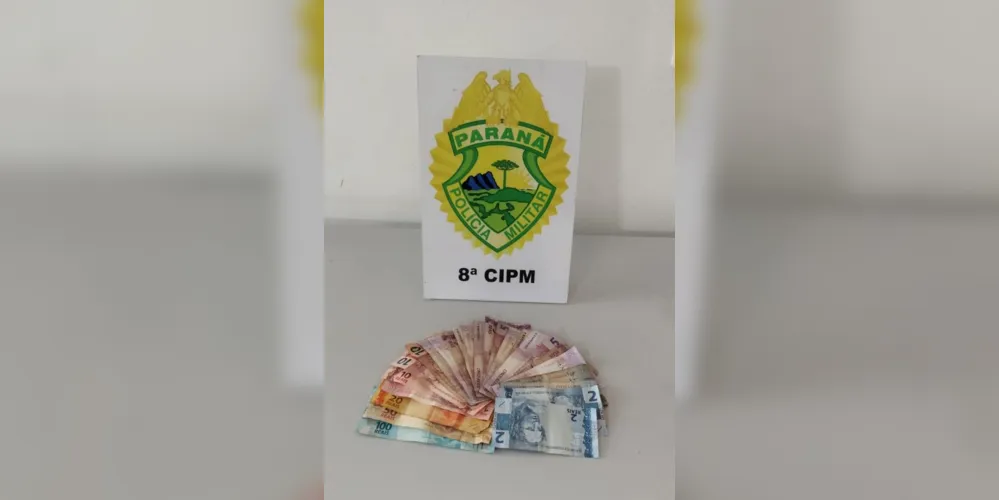 Suspeito roubou R$ 288 em espécie