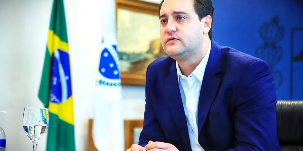 Ratinho Junior concedeu entrevista ao Portal aRede