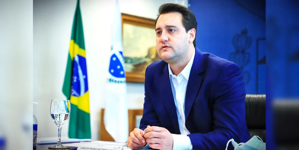 Ratinho Junior concedeu entrevista ao Portal aRede