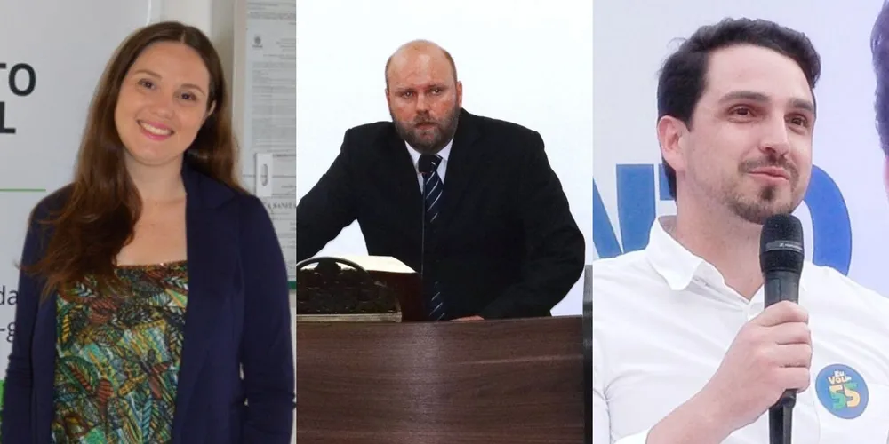 Ana Claudia Radis (PT), Rafael Felipe Lucas (Podemos) Emiliano Augusto Rocha Gomes (PSD) disputam à Prefeitura de Irati