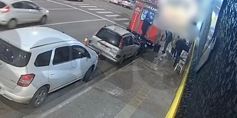 Vídeo mostra detalhes do homicídio registrado no centro de Ponta Grossa