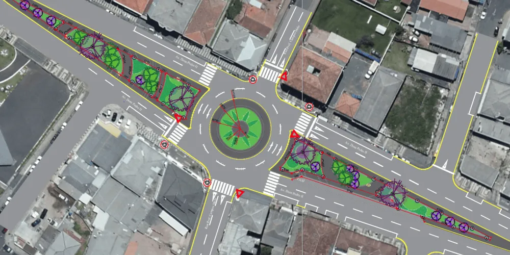 Veja como ficará a nova rotatória de Ponta Grossa