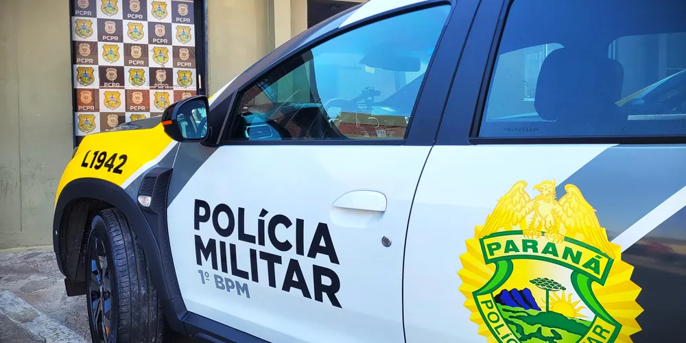Ocorrência foi atendida pela Polícia Militar de Ponta Grossa