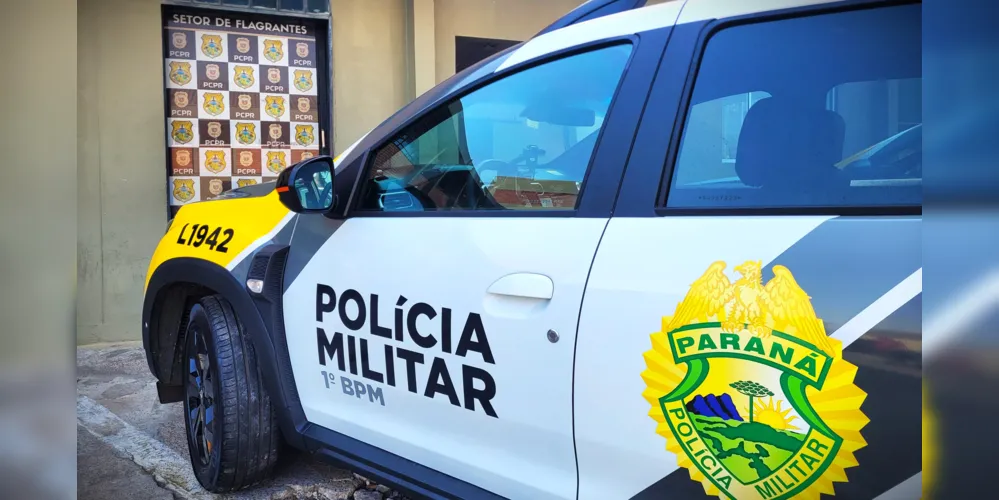 Ocorrência foi atendida pela Polícia Militar de Ponta Grossa