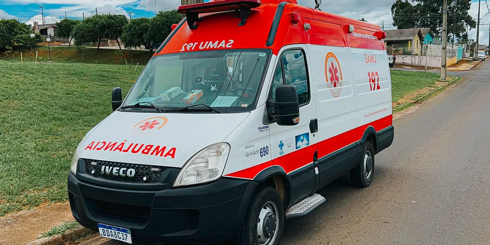 Vítima foi encaminhada para o Hospital Instituto Doutor Feitosa