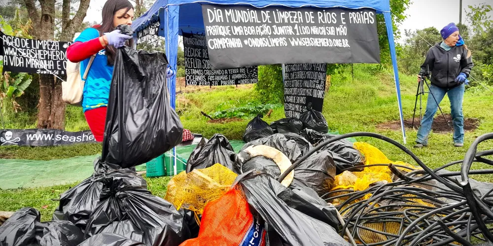 Ações de limpeza estão acontecendo em 20 cidades paranaenses