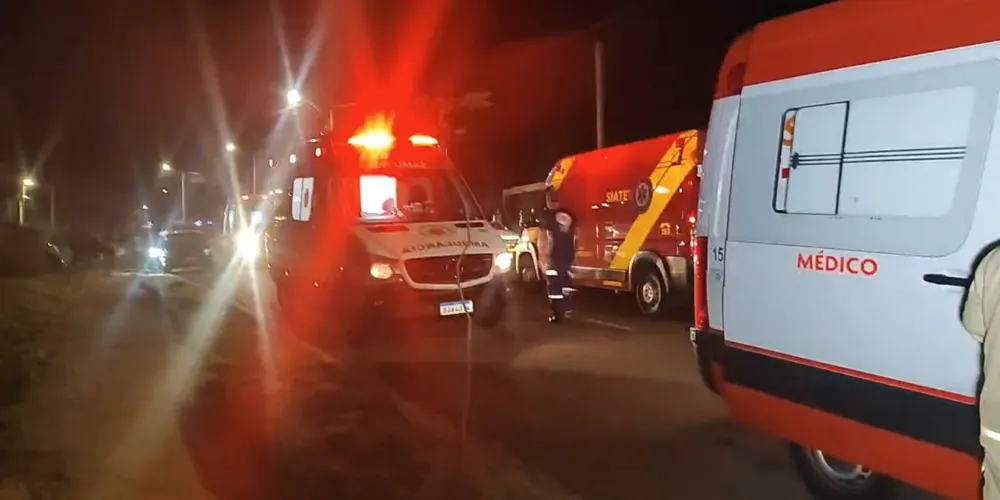 Várias equipes de socorro foram acionadas para o local da ocorrência