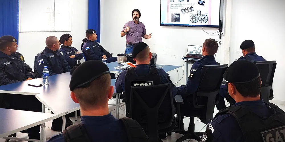 Agentes estão passando com capacitação durante esta semana