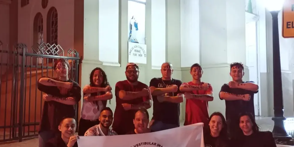 Alunos do Grupo de Estudos Pré-Vestibular Igreja Imaculada da Conceição (GEPIC)