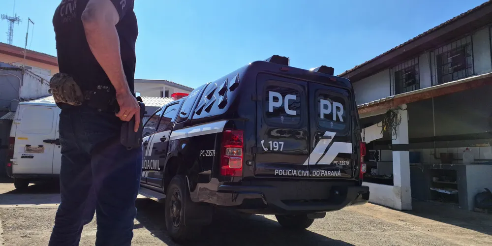 O investigado foi entregue ao departamento penitenciária onde aguarda audiência de custódia