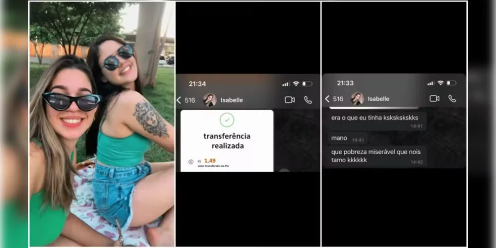 A situação vivenciada pelas amigas ganhou repercussão, após um vídeo da conversa delas ser publicado nas redes sociais