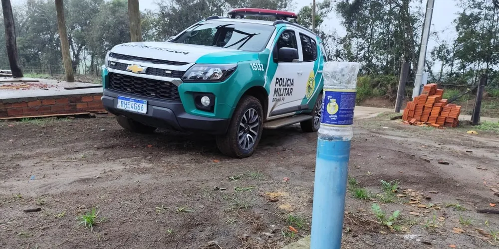 PM realizou a operação no interior de Palmeira