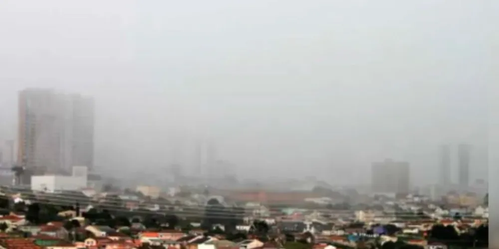 Pancadas de chuva devem acontecer ao longo do dia