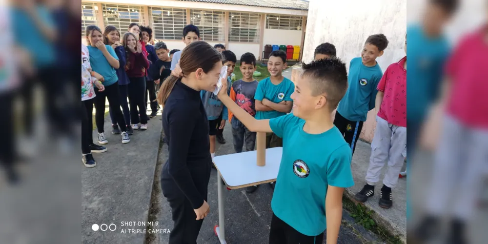 A parte final da proposta realizada pela turma envolveu a participação dos alunos em um divertido quiz