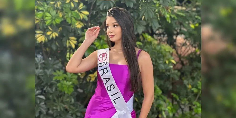 A miss representou o Brasil na categoria teenager