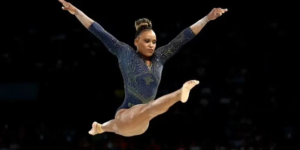 Foi de Rebeca a nota final, um 15.100 em um Cheng lindamente executado, que garantiu o bronze para a equipe no último momento