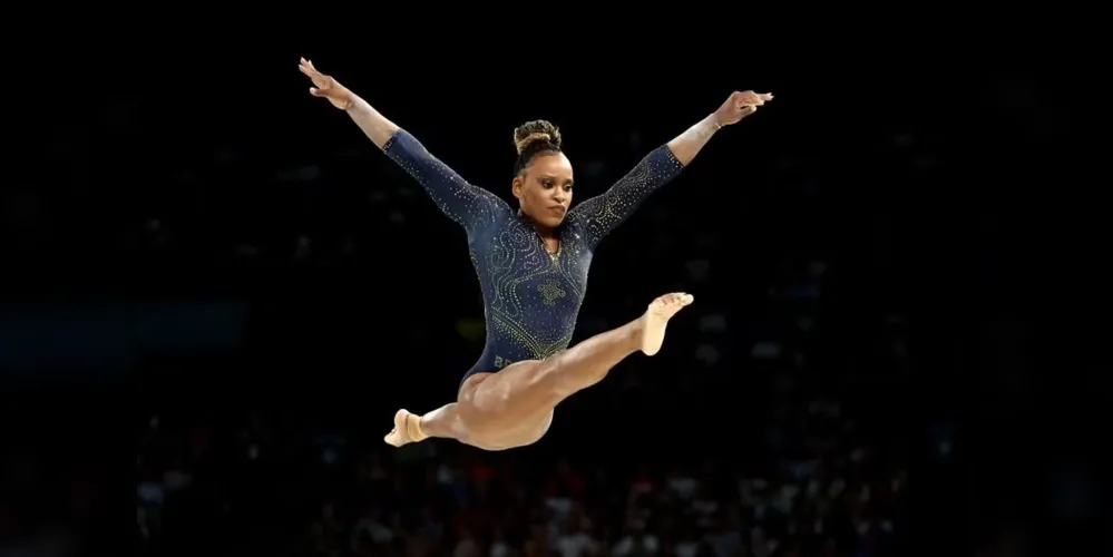 Foi de Rebeca a nota final, um 15.100 em um Cheng lindamente executado, que garantiu o bronze para a equipe no último momento