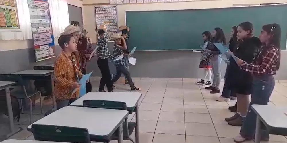 Diversão tomou conta dos estudantes