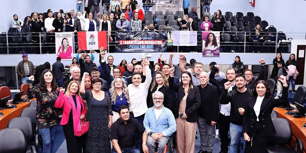 O pré-candidato ainda agradeceu o apoio e destacou as ações da equipe