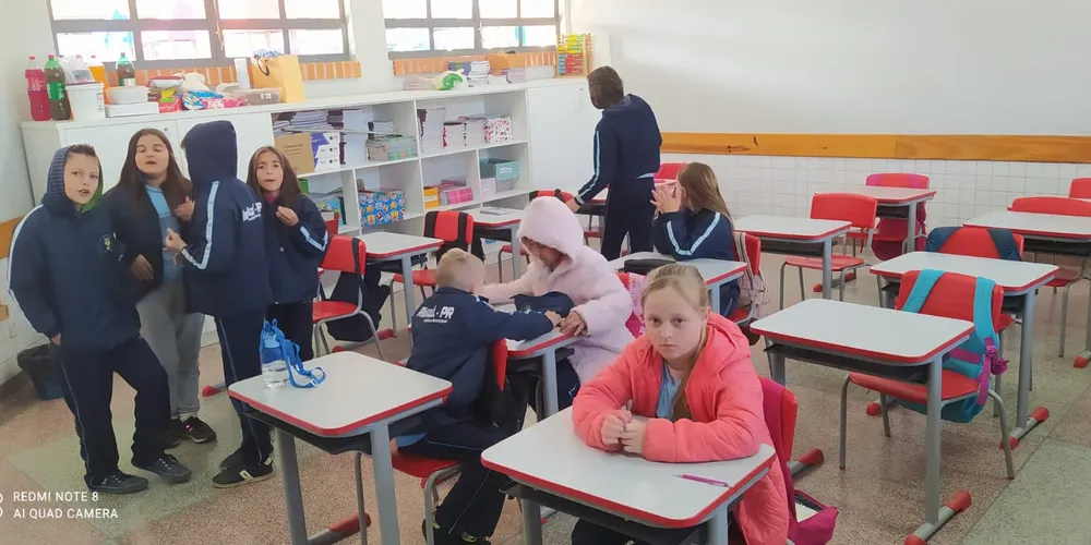 As atividades incluíram temas como a tabuada e operações matemáticas