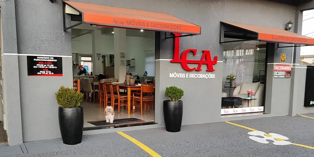 LCA Móveis e Decorações está instalada na rua Dom Pedro I, 421, no bairro de Oficinas