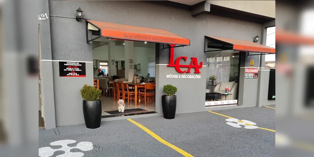 LCA Móveis e Decorações está instalada na rua Dom Pedro I, 421, no bairro de Oficinas