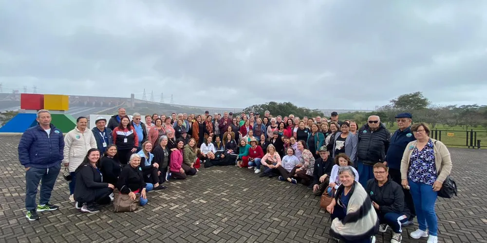 A visita à Usina de Itaipu também teve um significado especial para alguns dos participantes