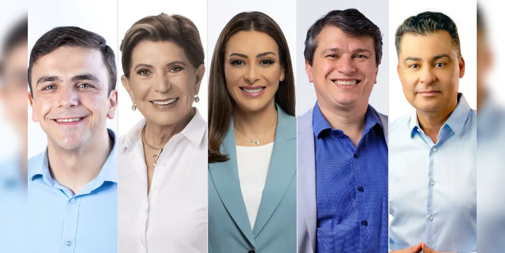 Aliel, Elizabeth, Mabel, Magno e Rangel são candidatos