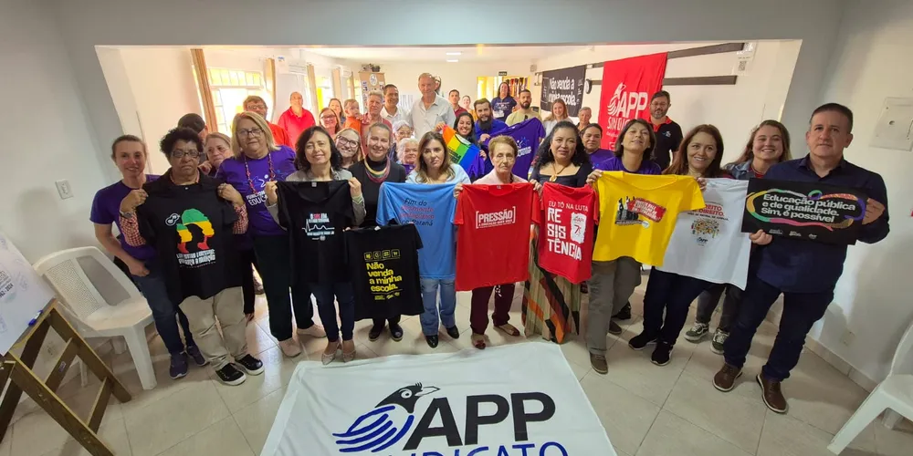 Na semana passada, o Núcleo Sindical da APP-Sindicato de Ponta Grossa celebrou seus 62 anos de existência.