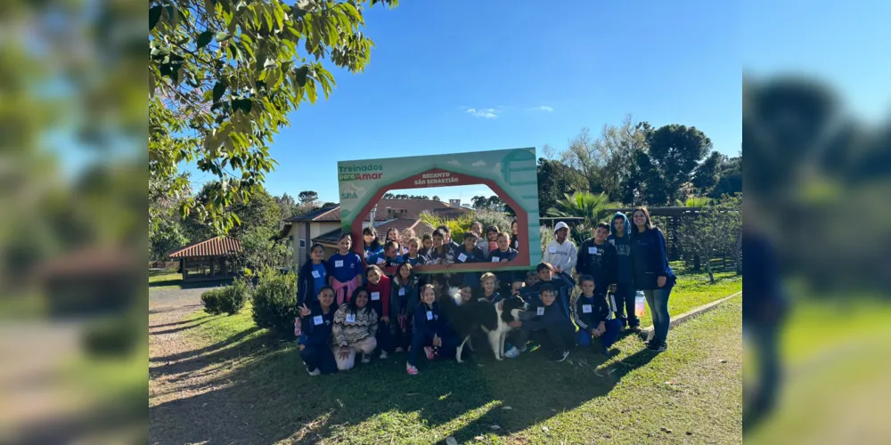 Durante a visita, as crianças revisitaram os conceitos sobre as zonas urbana e rural, observando de perto as diferenças e semelhanças entre os ambientes