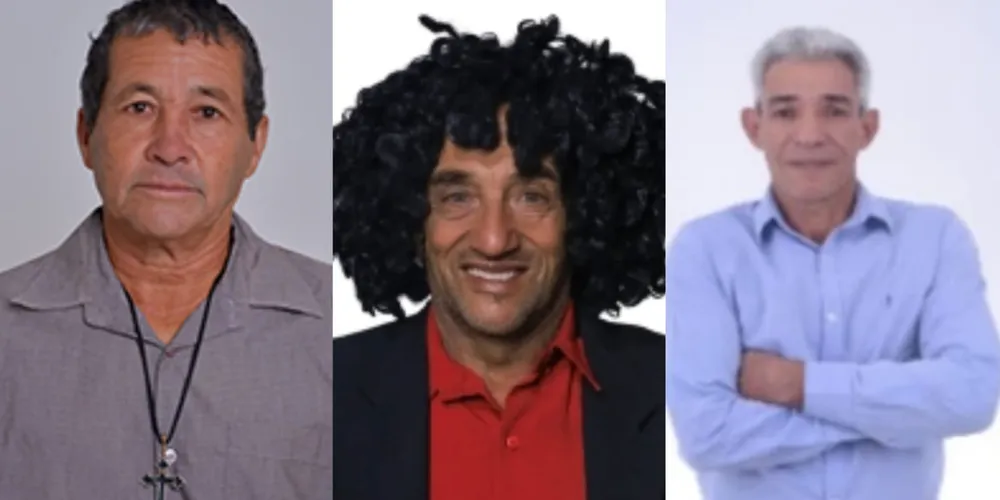 Respectivamente, Sergio Capeta (MDB), Cilso Capeta (PT) e Tintino Popular Capeta (Pode) tenta uma cadeira na Camâra Municipal de Nova Santa Bárbara são candidatos no Paraná
