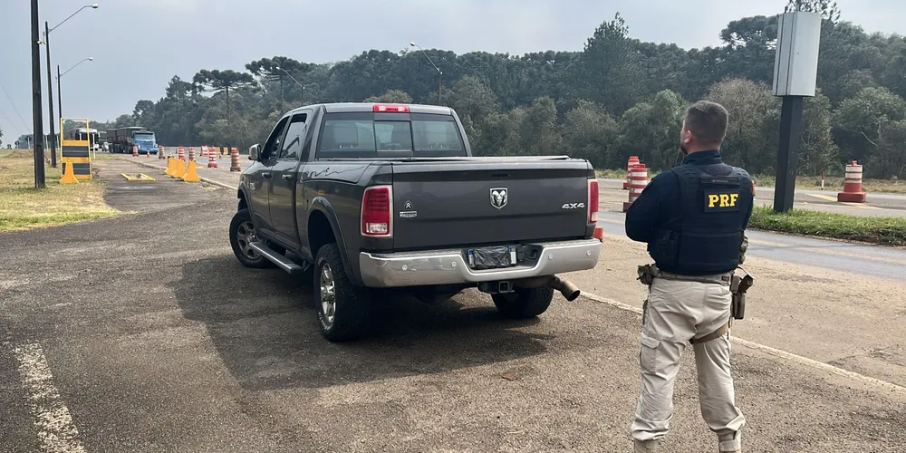 O veículo havia sido furtado em Balneário Camboriú
