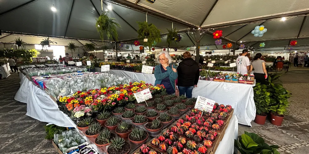 Esta edição da feira conta com venda de flores, árvores frutíferas e jardim sensorial, que promete uma experiência única a todo o público