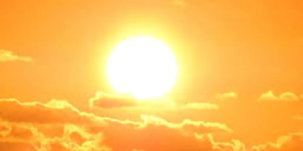 Em Ponta Grossa, a máxima chega aos 31º C, enquanto a mínima será de 17º C