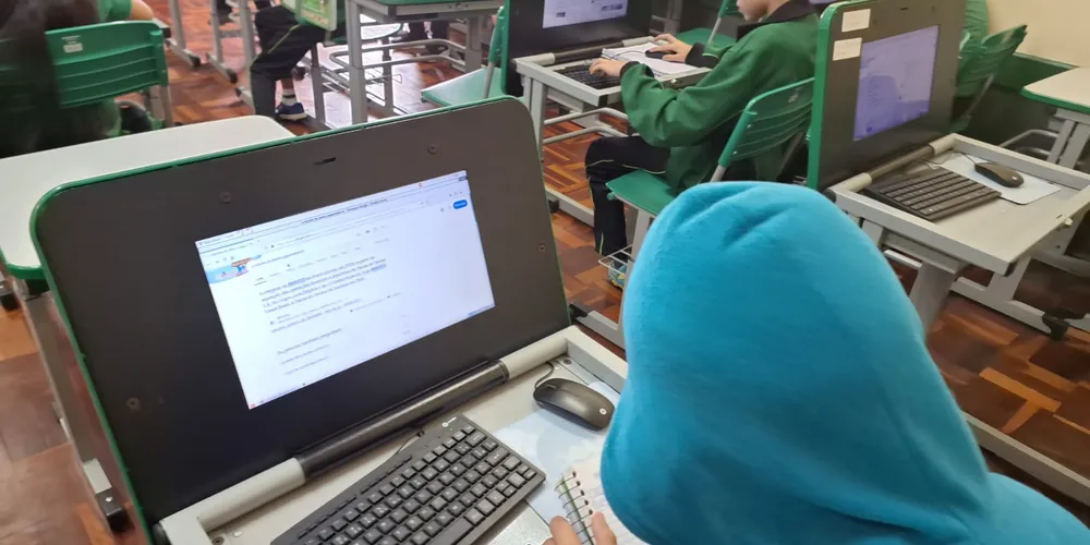 Tecnologia foi importante aliada dos alunos na proposta