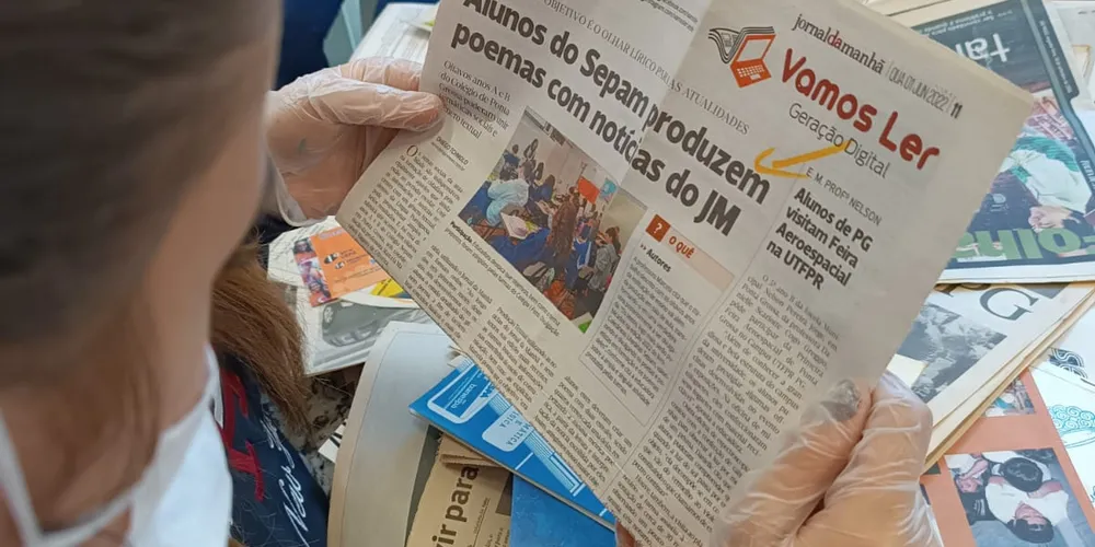 Os estudos utilizaram edições impressas do Jornal da Manhã e materiais publicitários