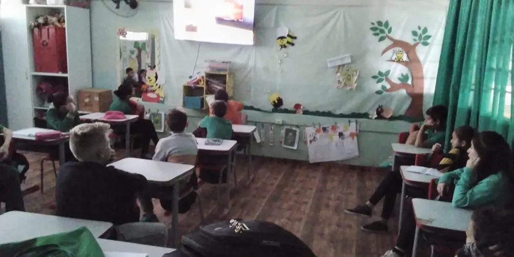 A aula do Vamos Ler foi base importante dos estudos da turma