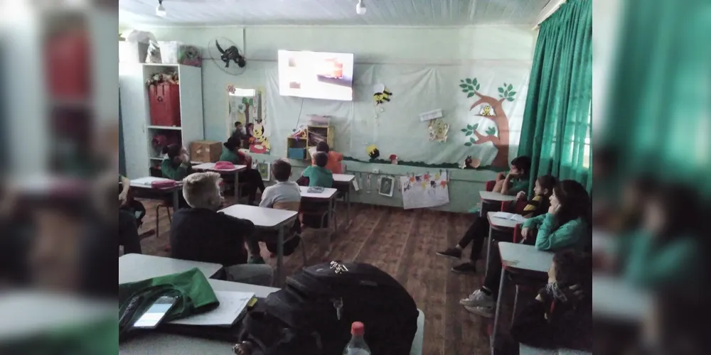 A aula do Vamos Ler foi base importante dos estudos da turma