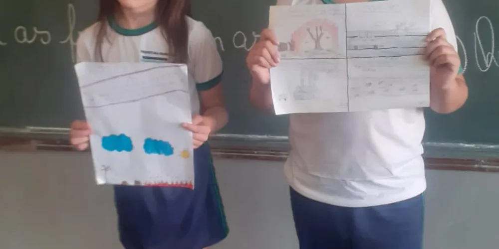 Produções dos educandos ajudaram a elucidar a temática