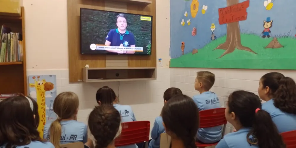 A produção do Vamos Ler foi o conteúdo inicial utilizado pela turma