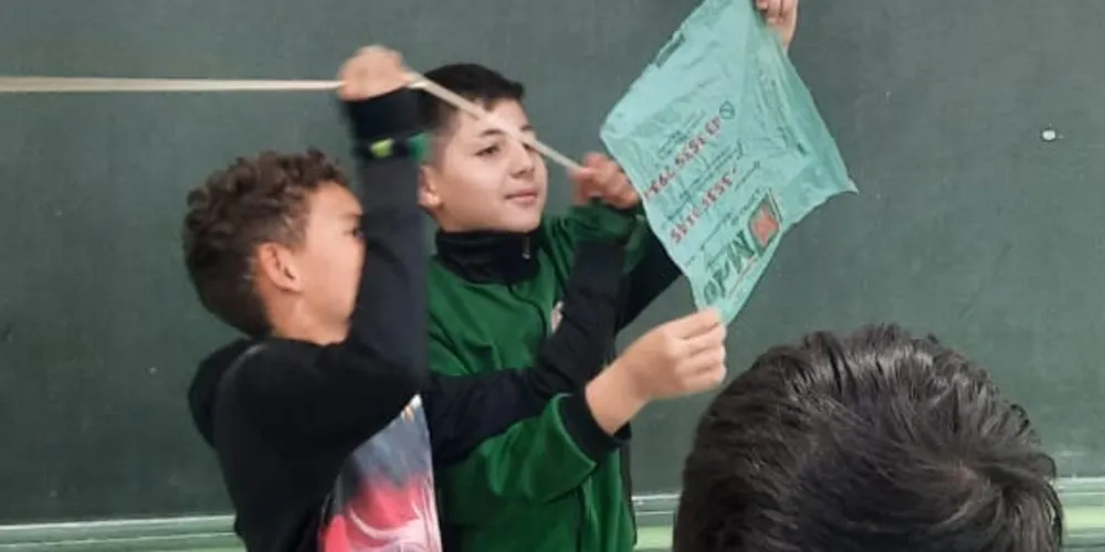 Proposta resgatou tradicional brincadeira