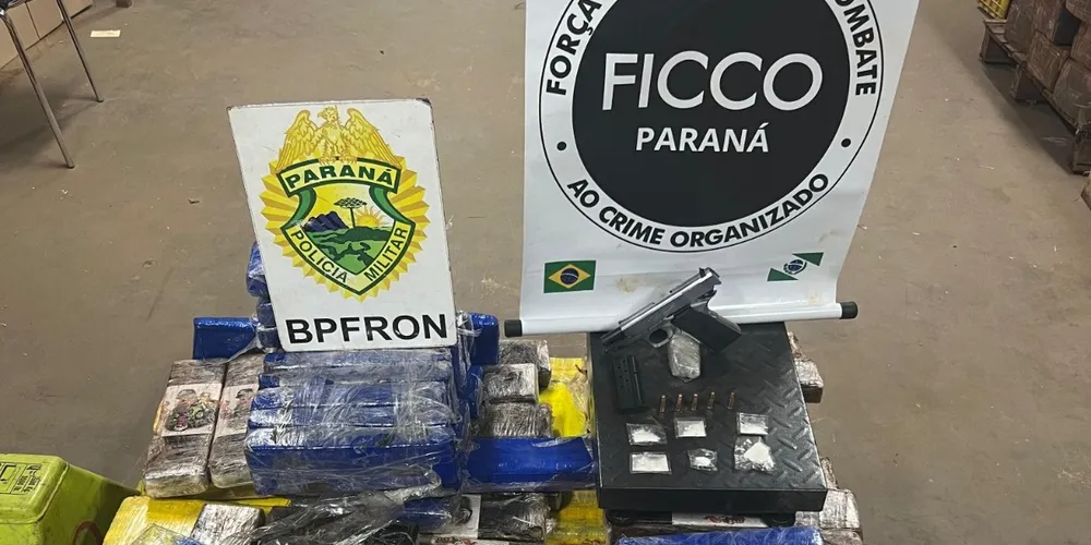 As ações demonstram o comprometimento da PMPR, por meio do BPFron, em combater o tráfico de drogas