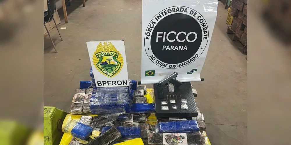 As ações demonstram o comprometimento da PMPR, por meio do BPFron, em combater o tráfico de drogas