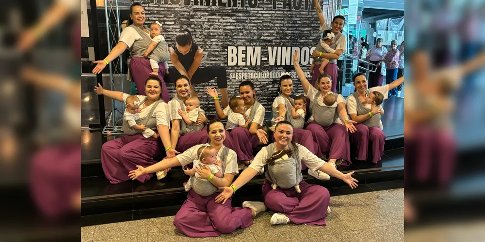 Neste último final de semana, o grupo de dança "Nossa Voz em Movimento", formado por mães e seus bebês, fez história.