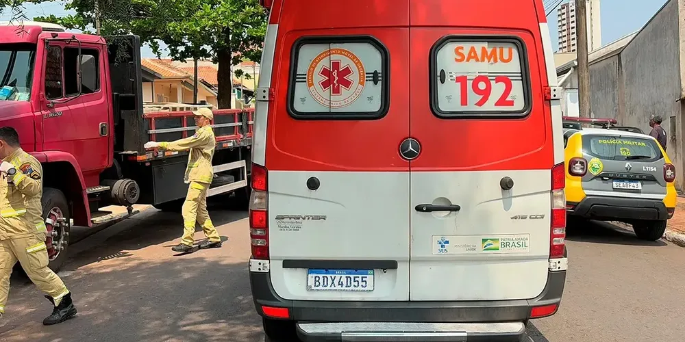 Samu e Corpo de Bombeiros foram acionados ao local, mas vítima estava em óbito
