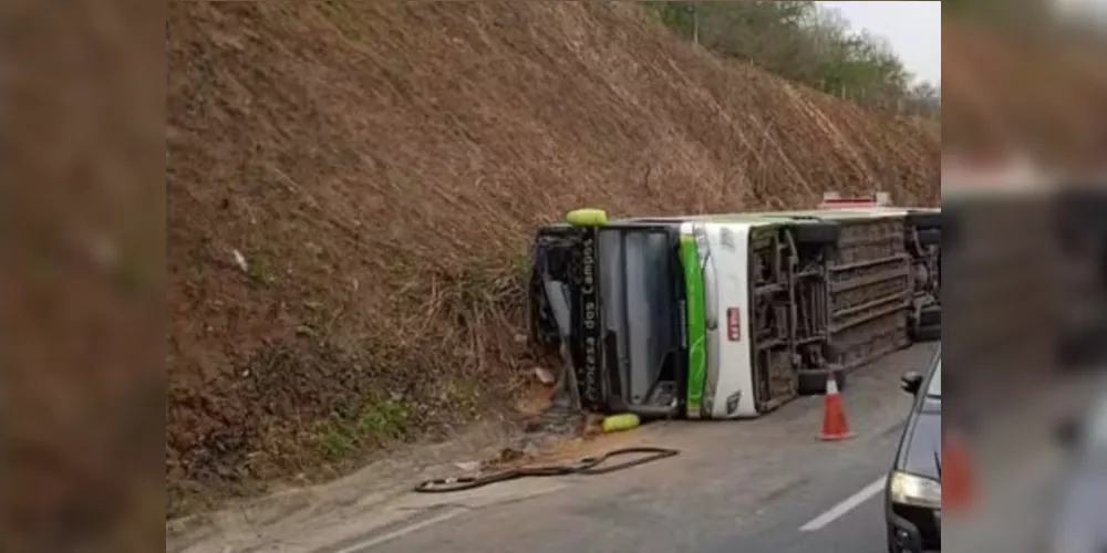 Princesa dos Campos revisou ônibus envolvido em acidente nessa sexta-feira (20)