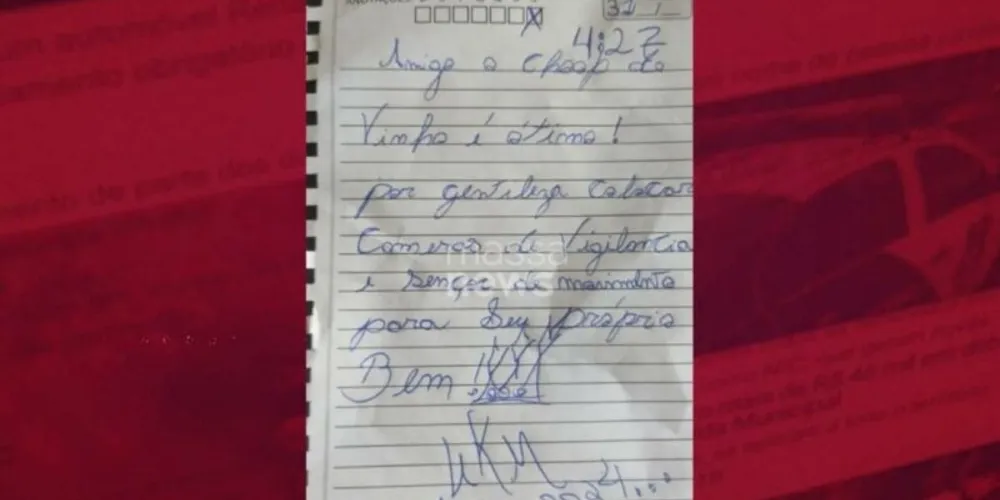 Assalto teria acontecido no último sábado (31)