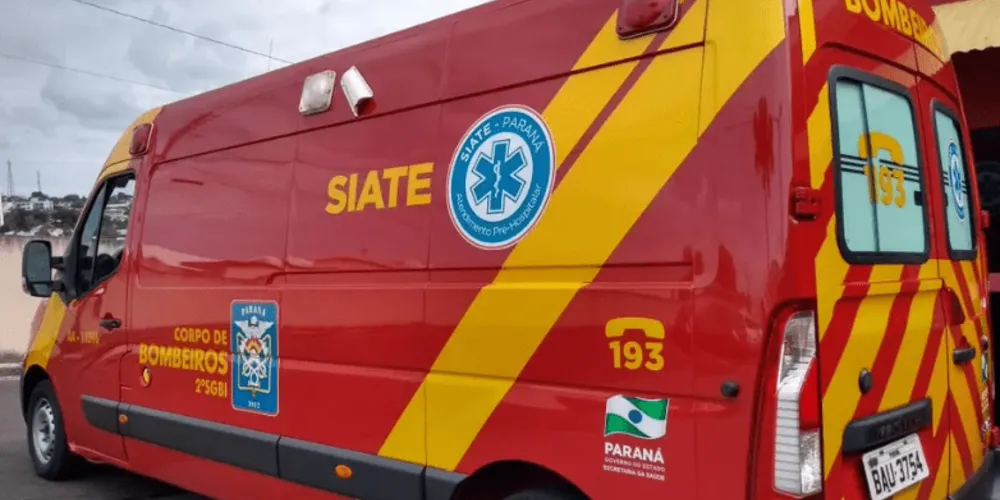 Siate do Corpo de Bombeiros atendeu ao caso
