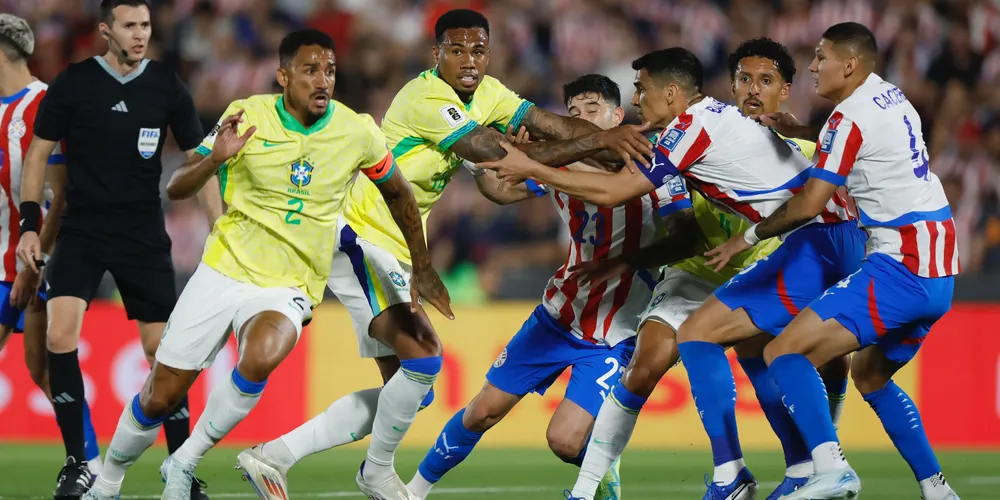 Seleção lutou, mas não teve sucesso em Assunção