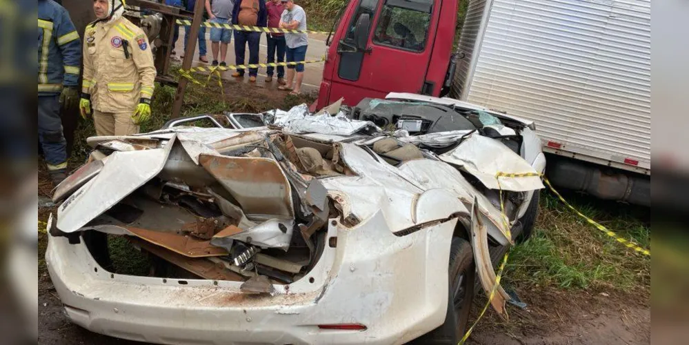 A rodovia ficou parcialmente interditada durante o atendimento